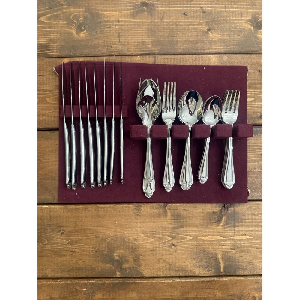 Pfaltzgraff Stainless Flatwear 44 Piece Set